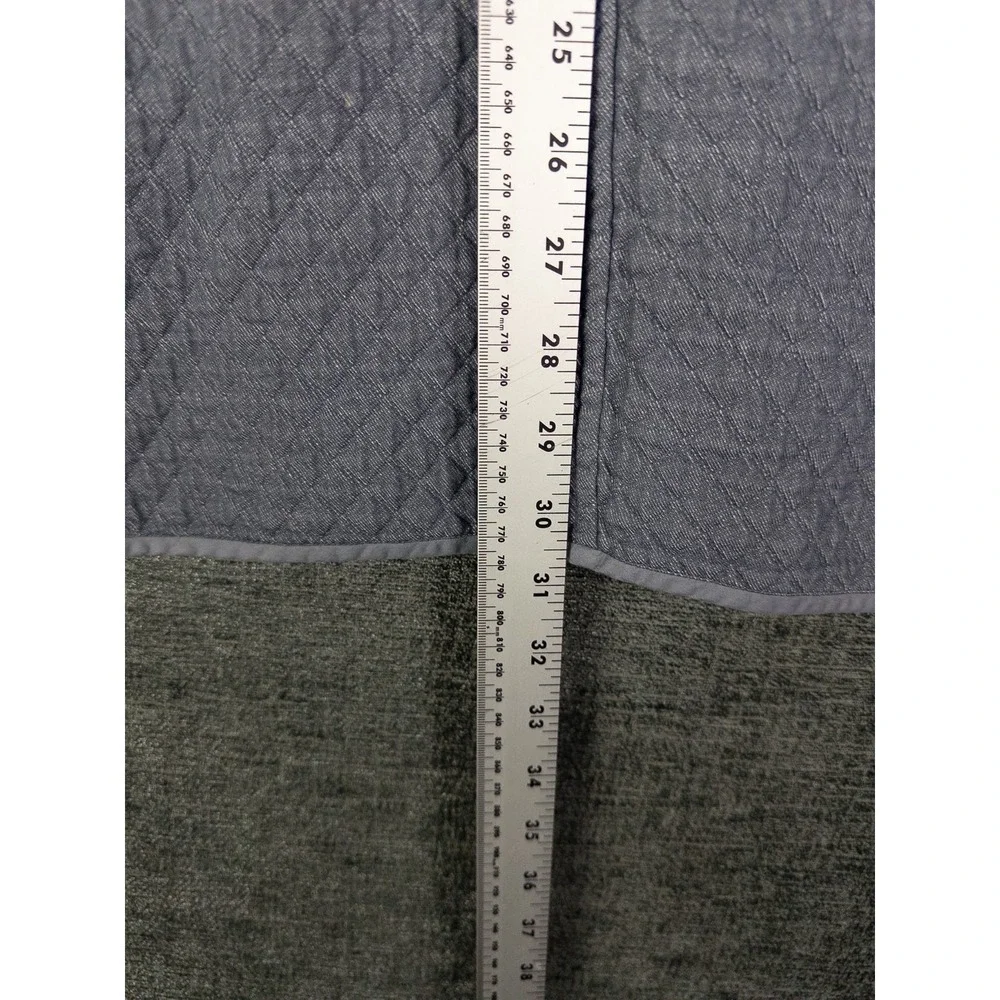 Eileen Fisher Quilted Diamond Jacket Womens S Gray Oversized Organic Boxy‎